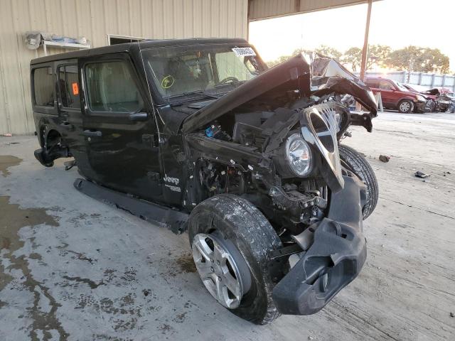 1C4HJXDN7LW220459 - 2020 JEEP WRANGLER U SPORT შავი ფოტო 4