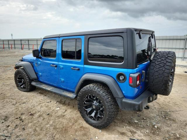 1C4HJXDN5PW671220 - 2023 JEEP WRANGLER SPORT BLUE photo 2