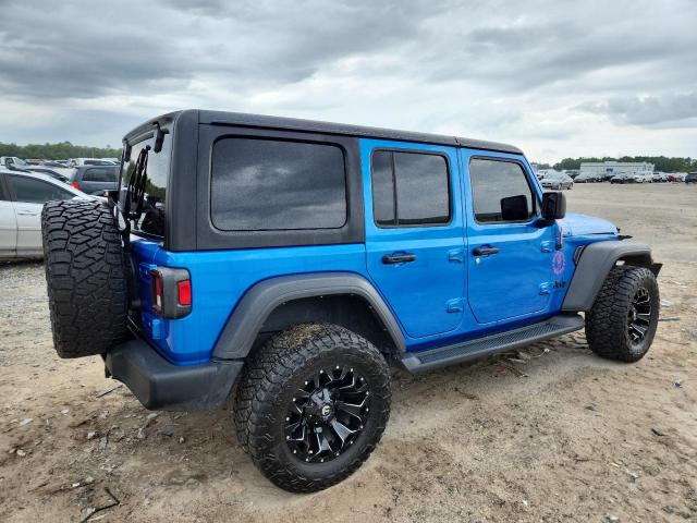 1C4HJXDN5PW671220 - 2023 JEEP WRANGLER SPORT BLUE photo 3
