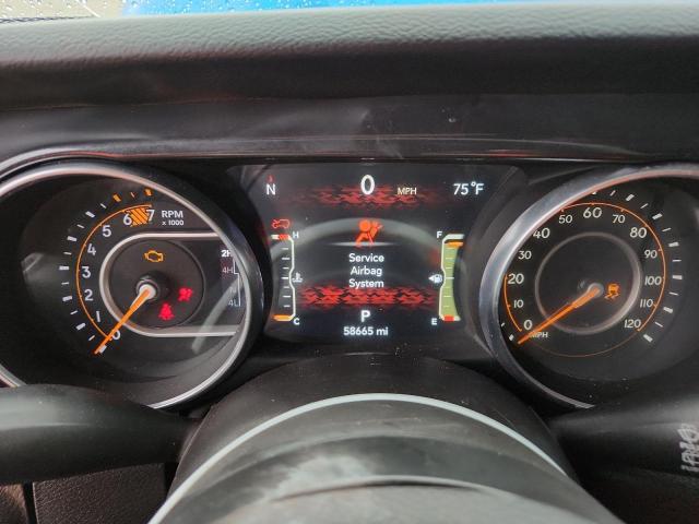 1C4HJXDN5PW671220 - 2023 JEEP WRANGLER SPORT BLUE photo 9