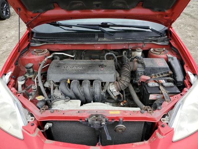 2T1KR32E67C670807 - 2007 TOYOTA COROLLA MA XR RED photo 11
