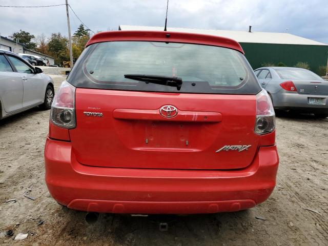 2T1KR32E67C670807 - 2007 TOYOTA COROLLA MA XR RED photo 6