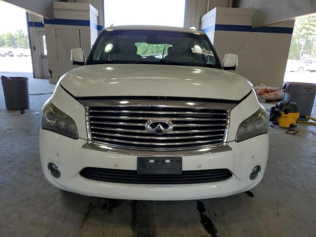 JN8AZ2NE8E9062280 - 2014 INFINITI QX80 WHITE photo 5