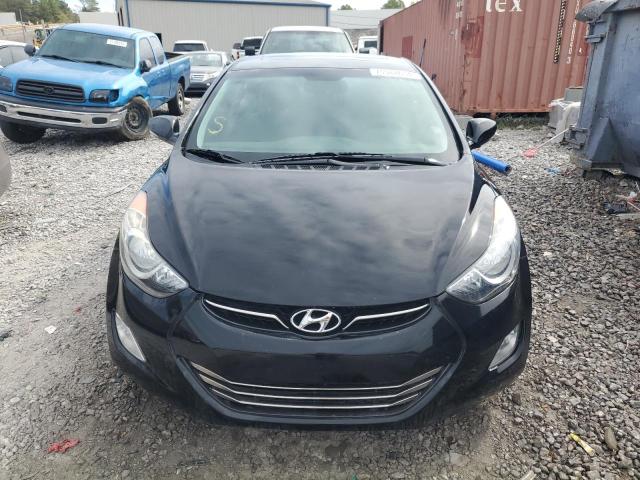 5NPDH4AEXDH289814 - 2013 HYUNDAI ELANTRA GLS BLACK photo 5