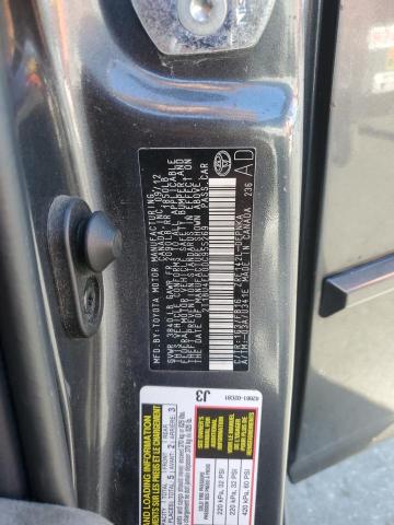 2T1BU4EE0DC955269 - 2013 TOYOTA COROLLA BASE ნაცრისფერი ფოტო 12