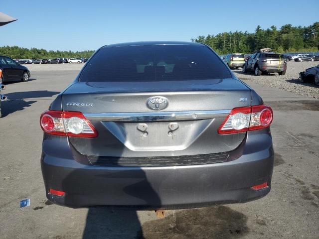 2T1BU4EE0DC955269 - 2013 TOYOTA COROLLA BASE ნაცრისფერი ფოტო 6