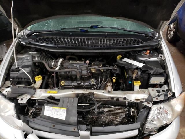 2D4GP44L55R492014 - 2005 DODGE GRAND CARA SXT SILVER photo 12