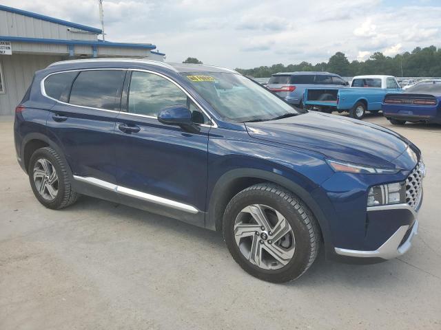 5NMS24AJ6NH396122 - 2022 HYUNDAI SANTA FE SEL Azul foto 4