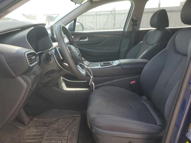 5NMS24AJ6NH396122 - 2022 HYUNDAI SANTA FE SEL Azul foto 7