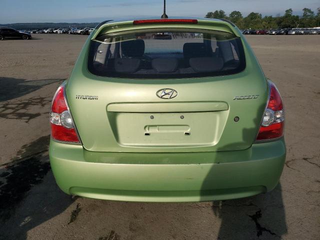 KMHCM36C29U124082 - 2009 HYUNDAI ACCENT GS GREEN photo 6