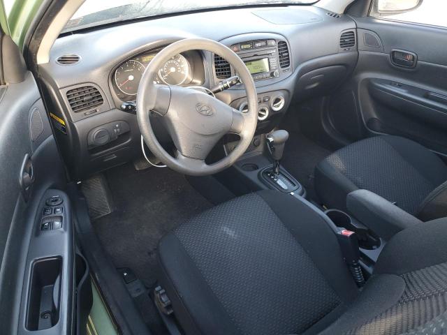 KMHCM36C29U124082 - 2009 HYUNDAI ACCENT GS GREEN photo 8