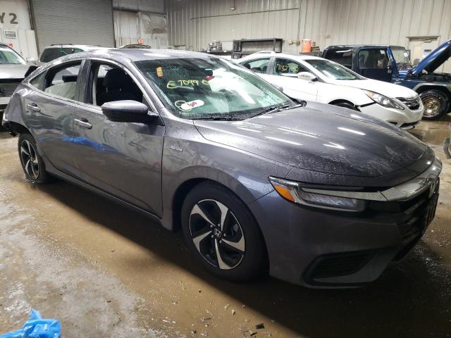 19XZE4F58ME010792 - 2021 HONDA INSIGHT EX GRAY photo 4