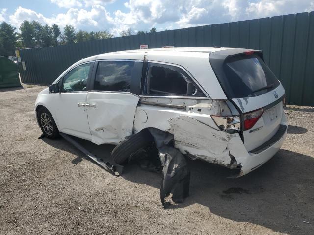 5FNRL5H63BB002558 - 2011 HONDA ODYSSEY EXL WHITE photo 2