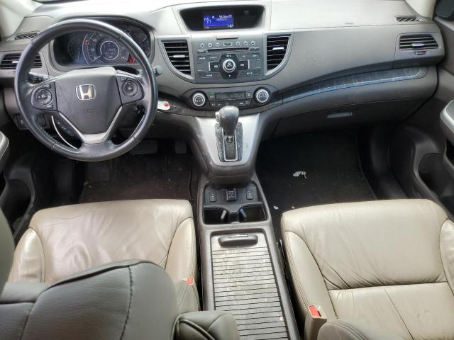 5J6RM4H71DL022933 - 2013 HONDA CR-V EXL WHITE photo 8