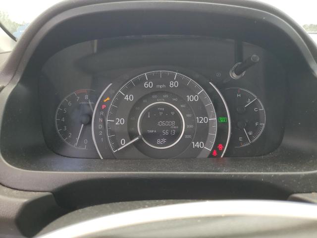 5J6RM4H71DL022933 - 2013 HONDA CR-V EXL WHITE photo 9