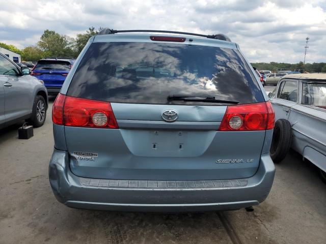 5TDZK23C48S100016 - 2008 TOYOTA SIENNA CE BLUE photo 6
