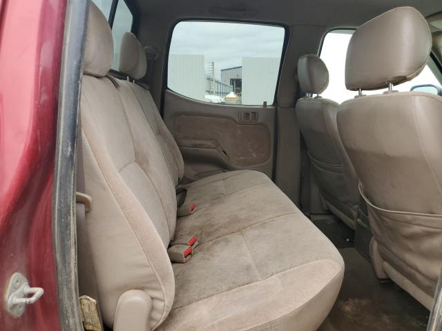 5TEGN92N64Z336271 - 2004 TOYOTA TACOMA DOUBLE CAB PRERUNNER BURGUNDY photo 10