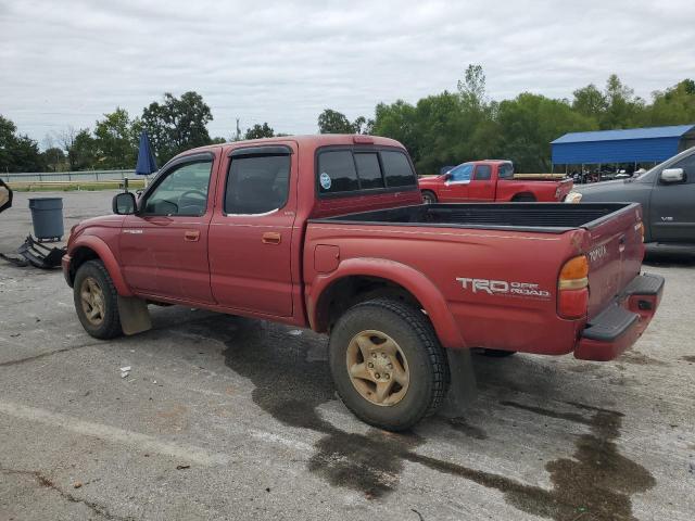 5TEGN92N64Z336271 - 2004 TOYOTA TACOMA DOUBLE CAB PRERUNNER BURGUNDY photo 2