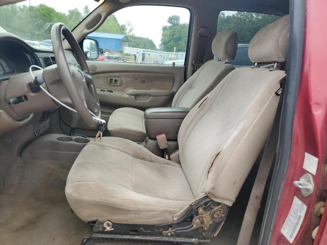 5TEGN92N64Z336271 - 2004 TOYOTA TACOMA DOUBLE CAB PRERUNNER BURGUNDY photo 7