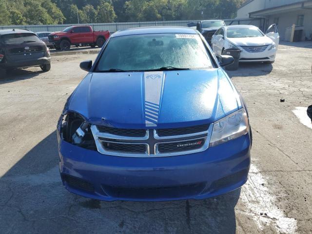 1C3CDZABXEN126841 - 2014 DODGE AVENGER SE BLUE photo 5