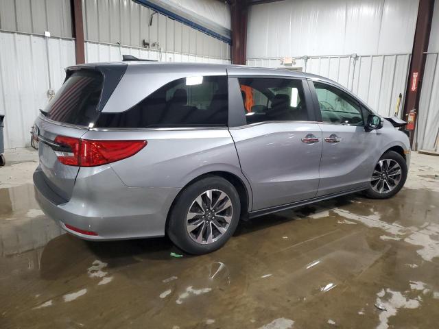 5FNRL6H73MB005283 - 2021 HONDA ODYSSEY EXL BLUE photo 3