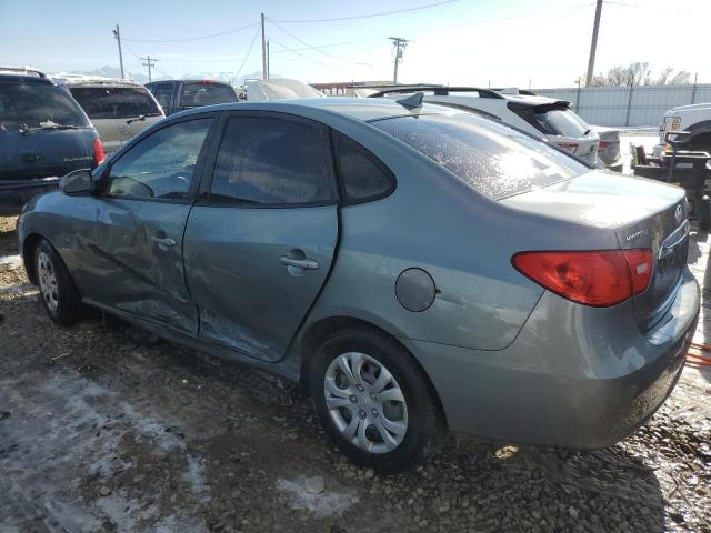 KMHDU4AD1AU019712 - 2010 HYUNDAI ELANTRA BLUE GRAY photo 2