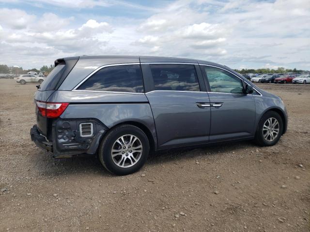 5FNRL5H62CB005064 - 2012 HONDA ODYSSEY EXL GRAY photo 3