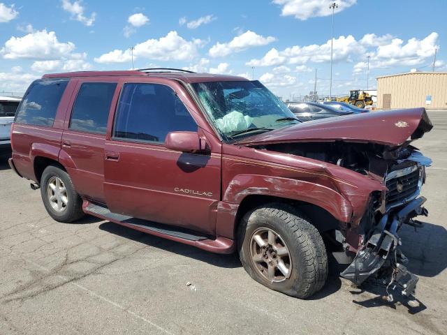 1GYEK13R3YR109943 - 2000 CADILLAC ESCALADE BURGUNDY photo 4