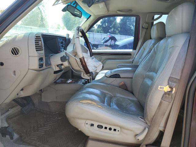 1GYEK13R3YR109943 - 2000 CADILLAC ESCALADE BURGUNDY photo 7