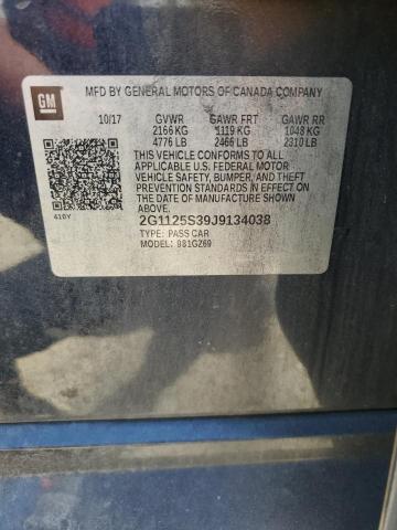 2G1125S39J9134038 - 2018 CHEVROLET IMPALA PREMIER 蓝色 照片 12