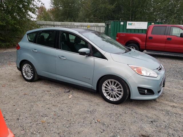 1FADP5BU1DL502245 - 2013 FORD C-MAX SEL TURQUOISE photo 4