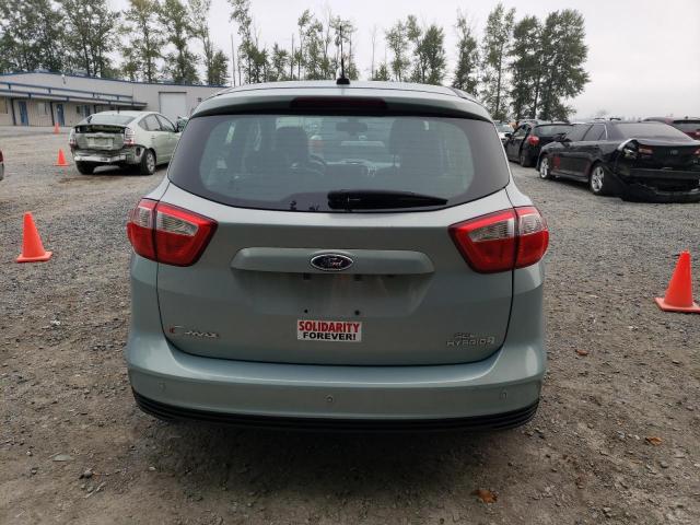 1FADP5BU1DL502245 - 2013 FORD C-MAX SEL TURQUOISE photo 6