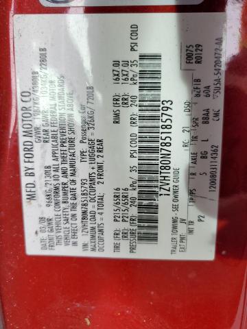 1ZVHT80N785185793 - 2008 FORD MUSTANG RED photo 13