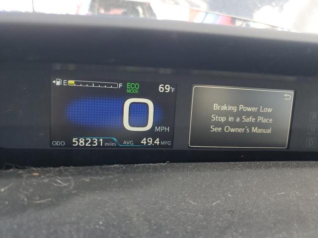 JTDKARFU2K3080956 - 2019 TOYOTA PRIUS 黑色 照片 9