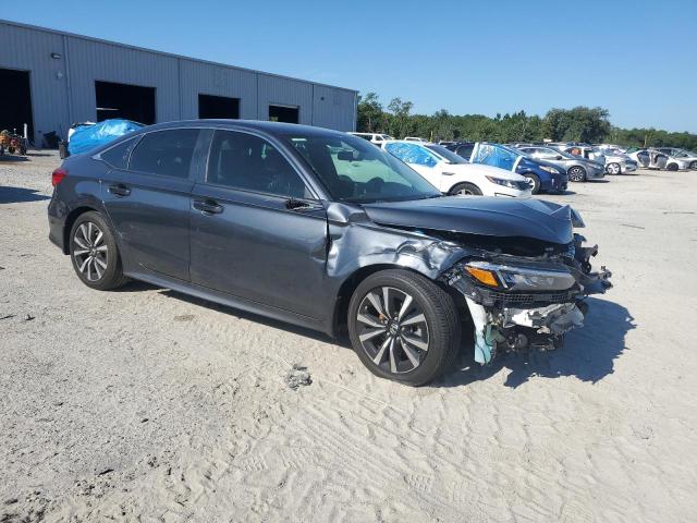 2HGFE1F70RH317244 - 2024 HONDA CIVIC EX BLUE photo 4