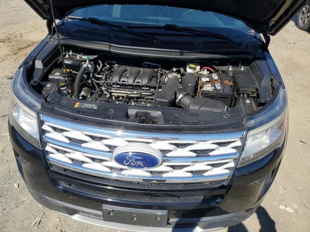 1FM5K8D83KGB26065 - 2019 FORD EXPLORER XLT BLACK photo 12