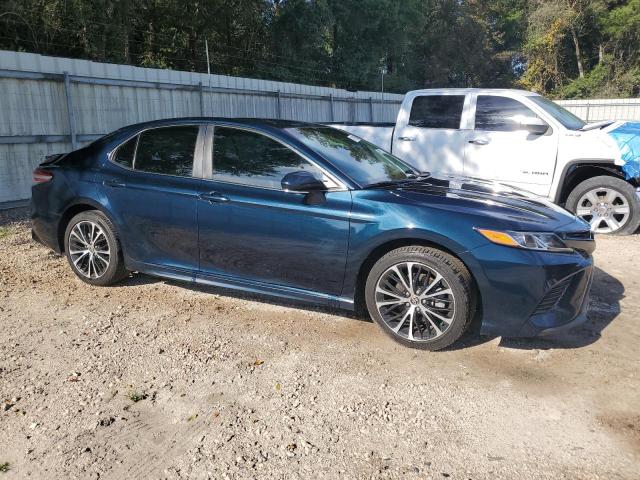 4T1M11AK4LU947152 - 2020 TOYOTA CAMRY SE BLUE photo 4