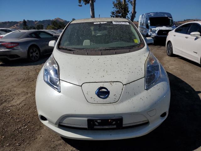 JN1AZ0CP9CT025486 - 2012 NISSAN LEAF SV WHITE photo 5