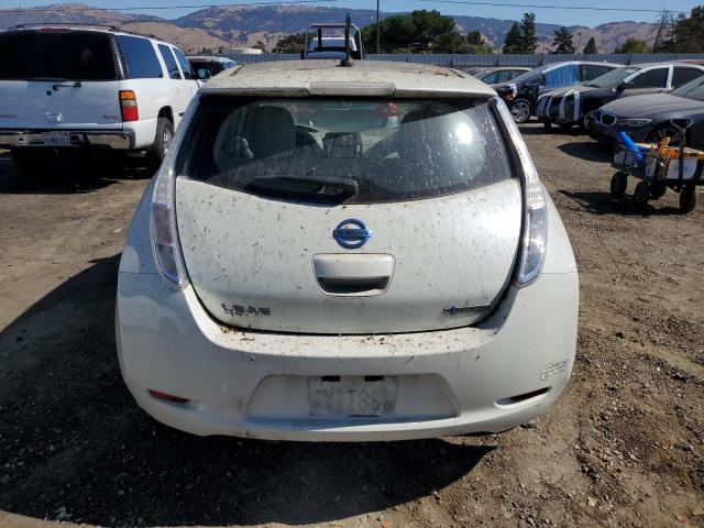 JN1AZ0CP9CT025486 - 2012 NISSAN LEAF SV WHITE photo 6