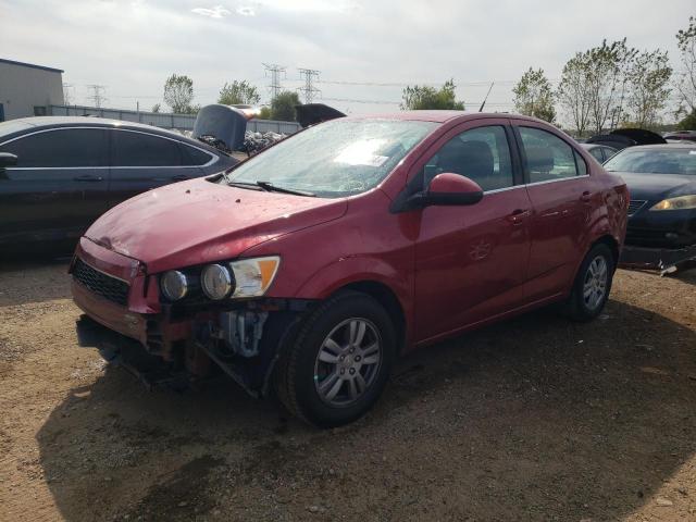 1G1JC5SH9E4186027 - 2014 CHEVROLET SONIC LT RED photo 1