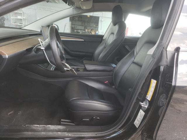 5YJ3E1EA3NF368803 - 2022 TESLA MODEL 3 BLACK photo 7