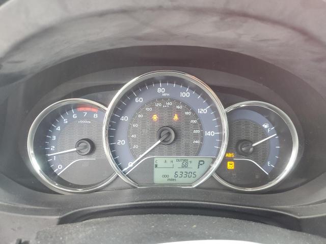 2T1BURHE6FC268518 - 2015 TOYOTA COROLLA L RED photo 9