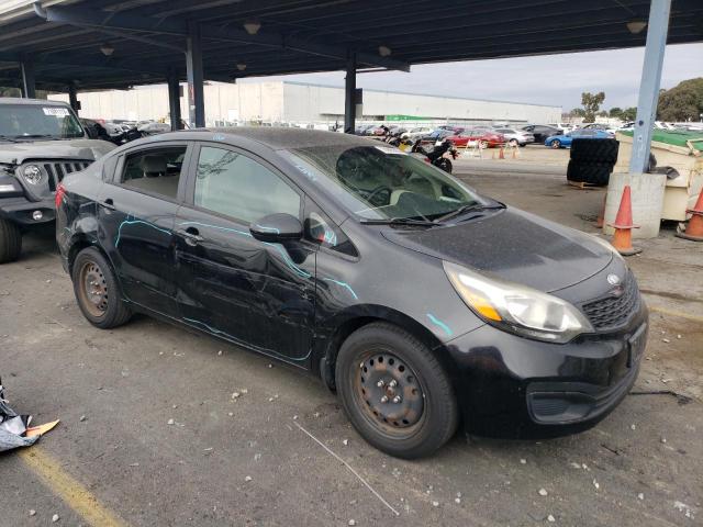 KNADM4A31D6237523 - 2013 KIA RIO LX BLACK photo 4