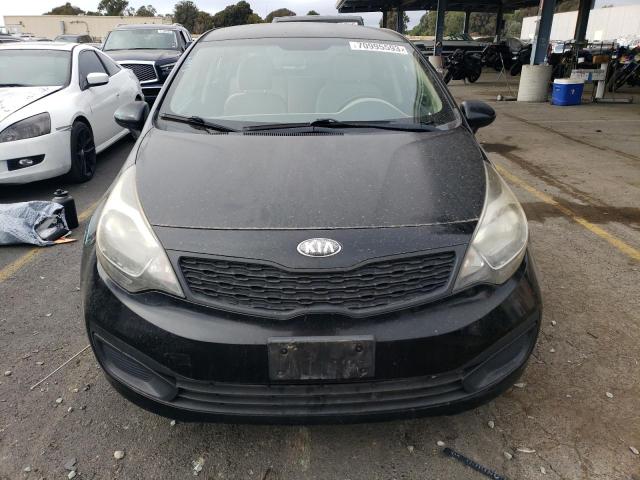 KNADM4A31D6237523 - 2013 KIA RIO LX BLACK photo 5