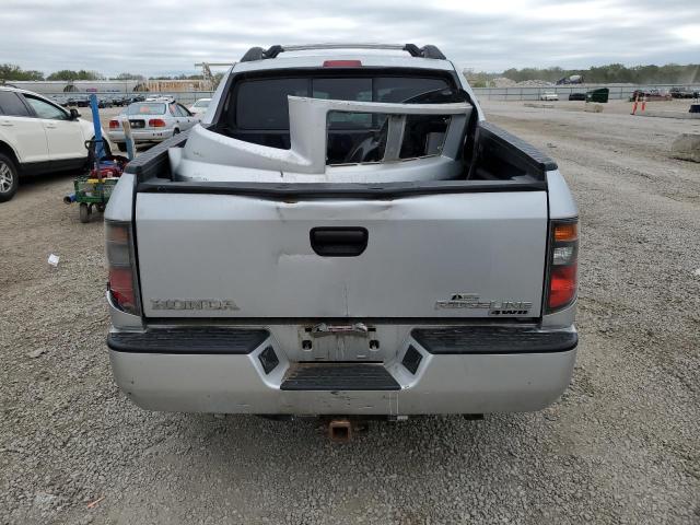 2HJYK16287H532285 - 2007 HONDA RIDGELINE RT WHITE photo 6