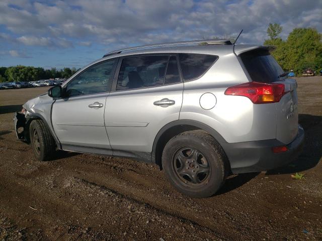 2T3BFREVXEW192157 - 2014 TOYOTA RAV4 LE SILVER photo 2