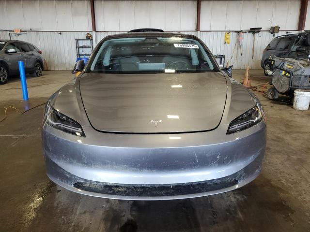 5YJ3E1EA4SF942319 - 2025 TESLA MODEL 3 GRAY photo 5