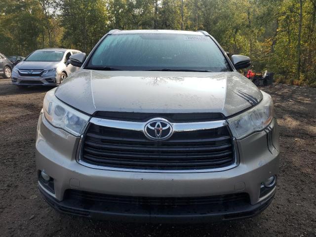 5TDJKRFH5GS293885 - 2016 TOYOTA HIGHLANDER XLE BEIGE photo 5