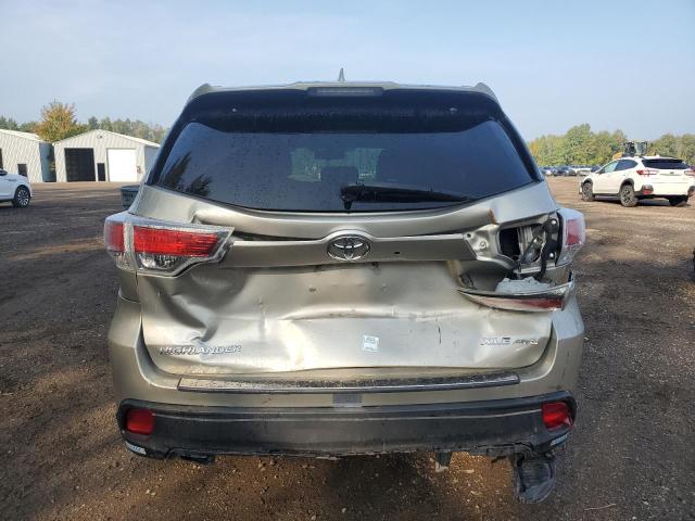 5TDJKRFH5GS293885 - 2016 TOYOTA HIGHLANDER XLE BEIGE photo 6