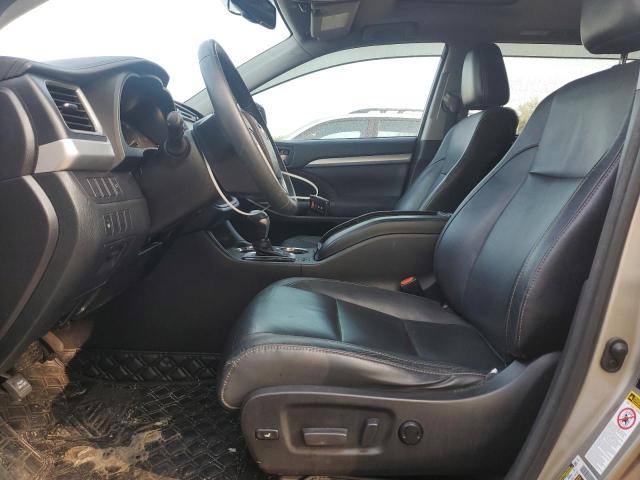 5TDJKRFH5GS293885 - 2016 TOYOTA HIGHLANDER XLE BEIGE photo 7